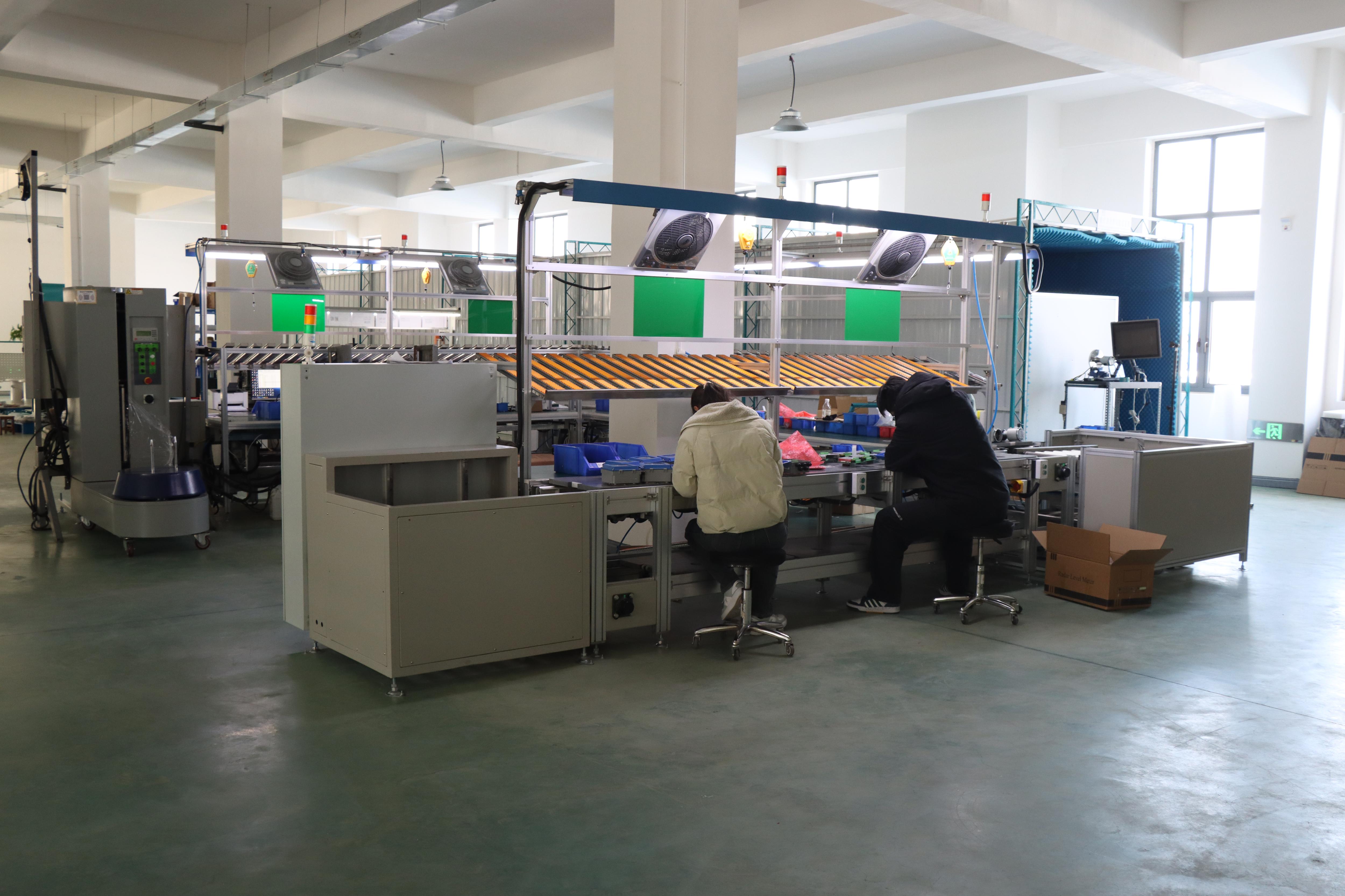 Advanced ultrasonic flow meter production line